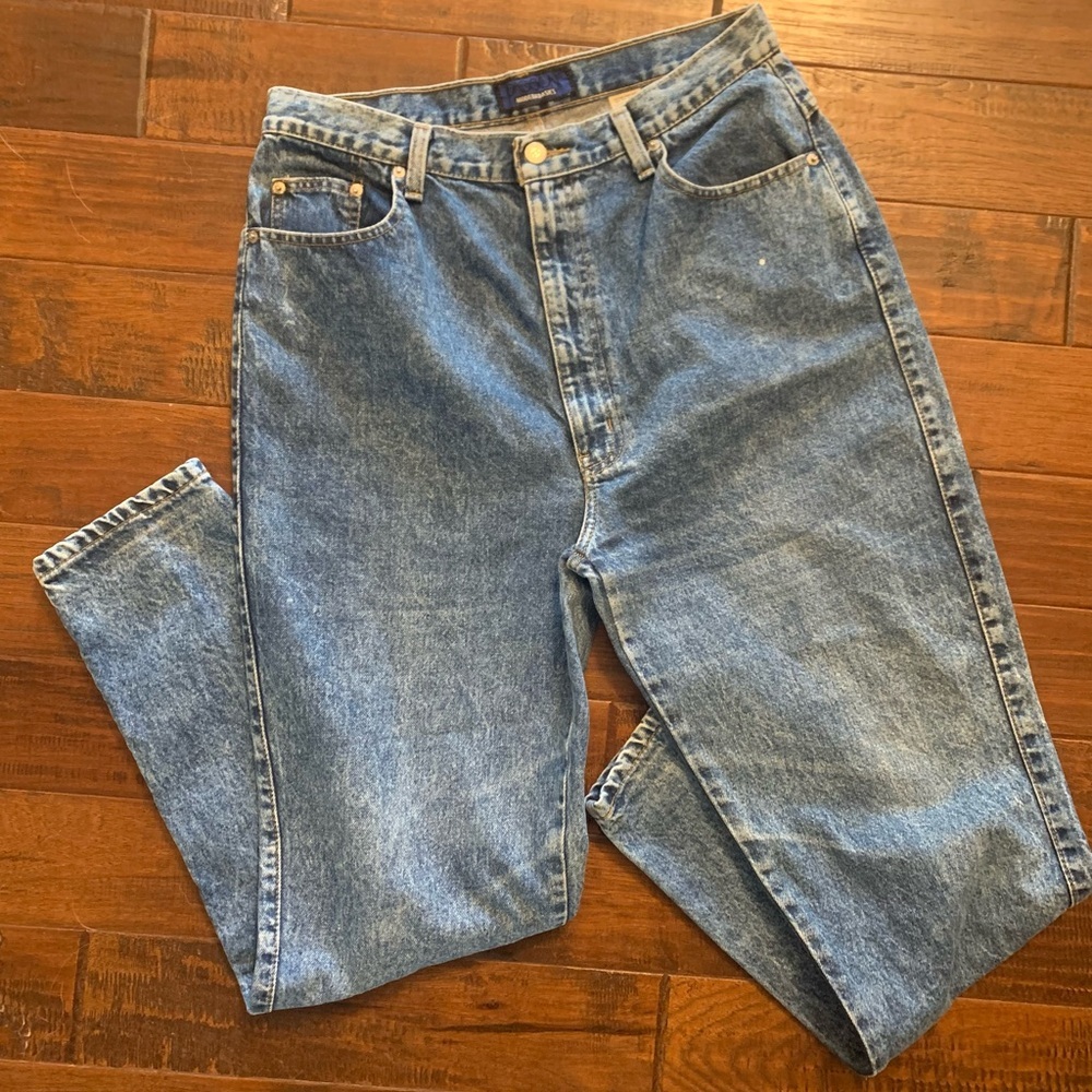 Sasson Vintage 80’s Acid Wash Mom Jeans - SZ 16